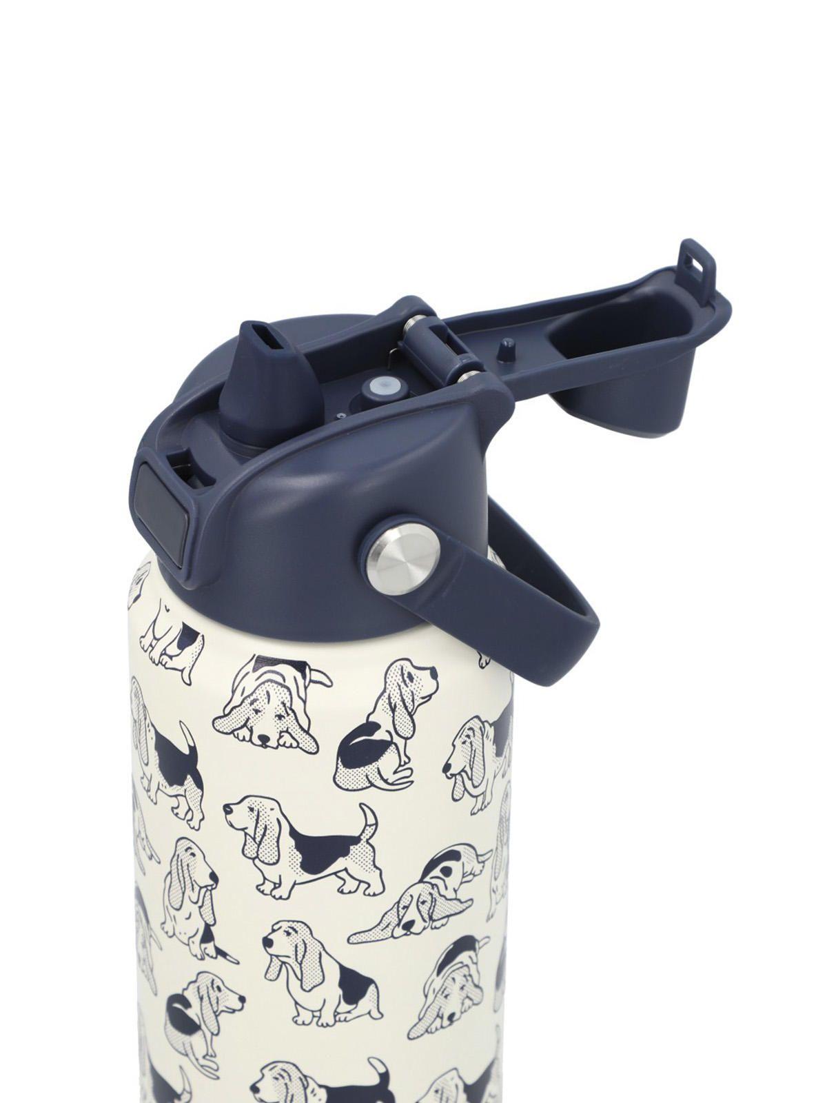 Botella Acero Inoxidable Basset Azul-4