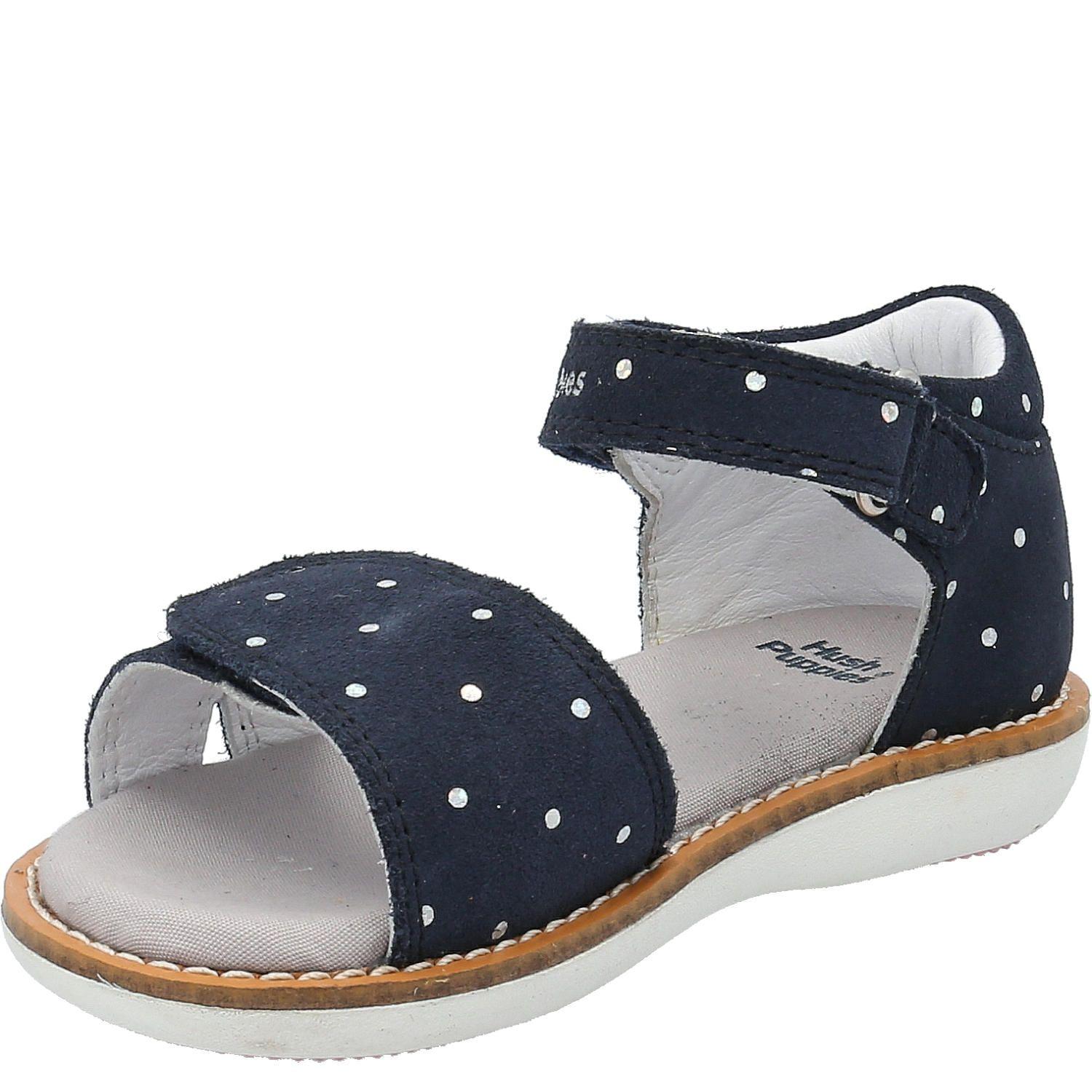 Sandalia Cuero Niña Maco Azul-3