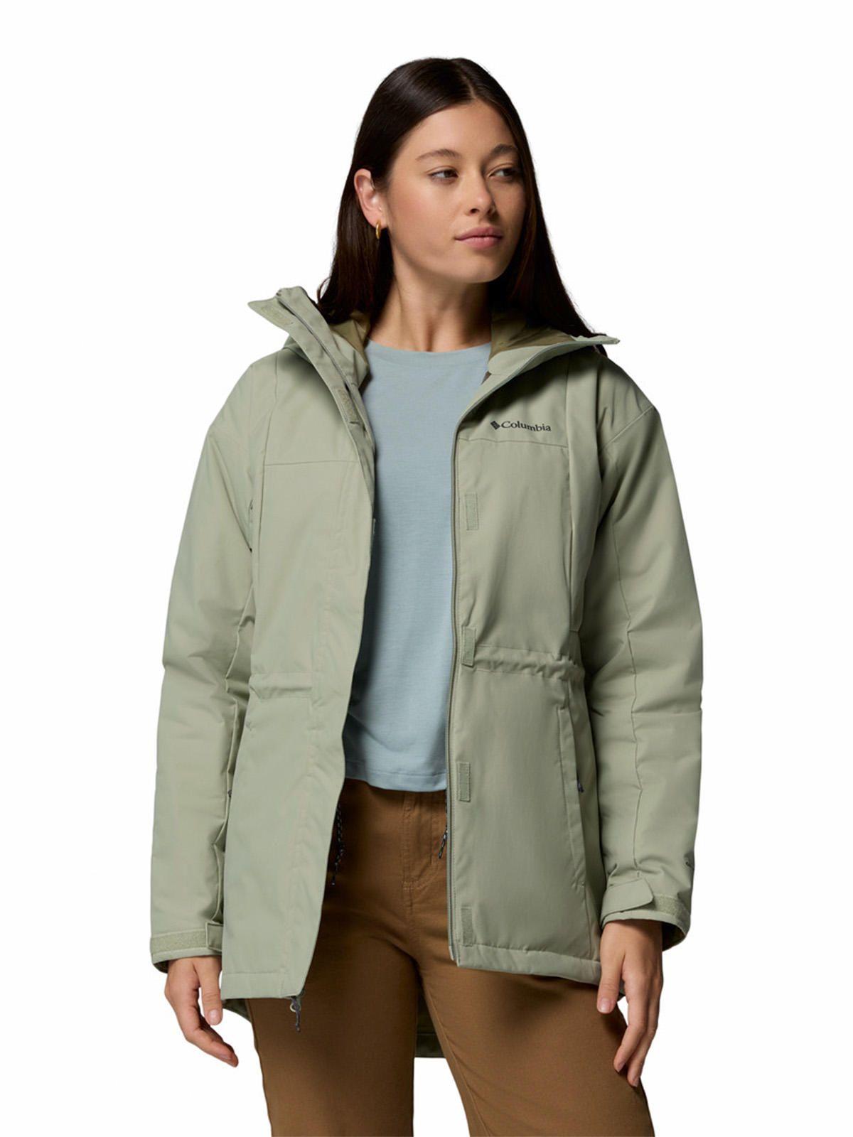 Parka WP Mujer Hikebound II Long Jk Beige-3