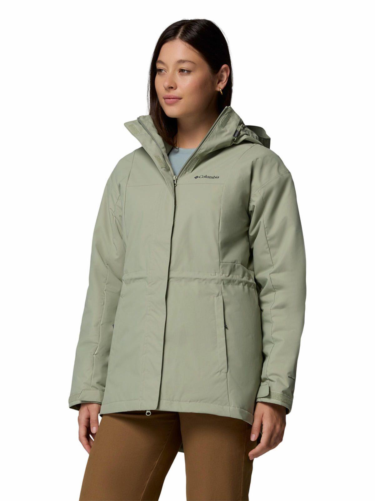 Parka WP Mujer Hikebound II Long Jk Beige-1
