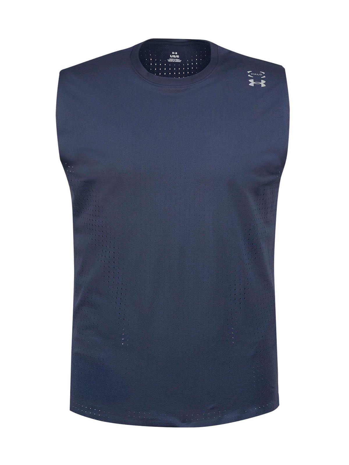 Polera sin mangas Training  hombre Halo Vent azul  -0