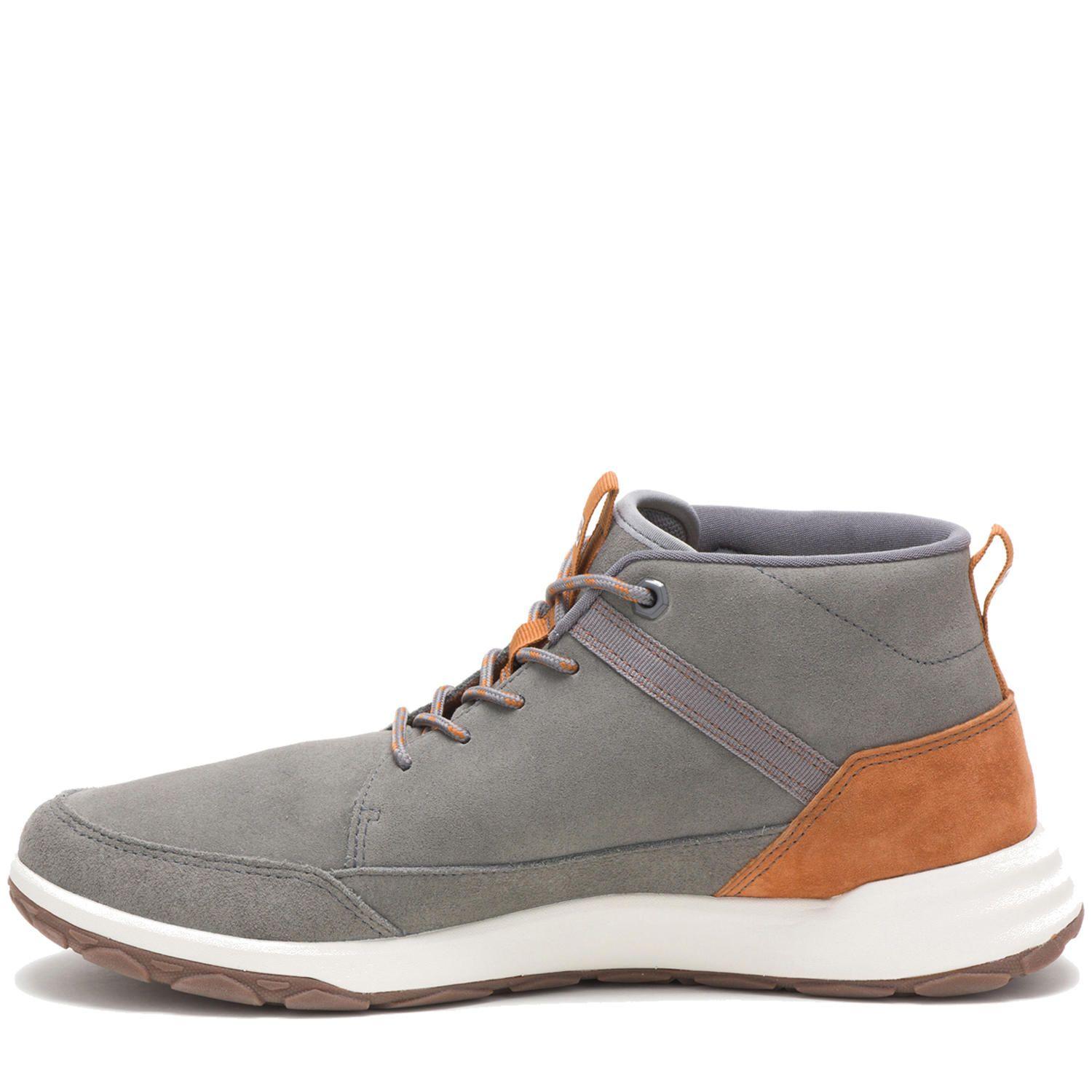 Zapatilla Cuero Quest Mid Gris Hombre-3