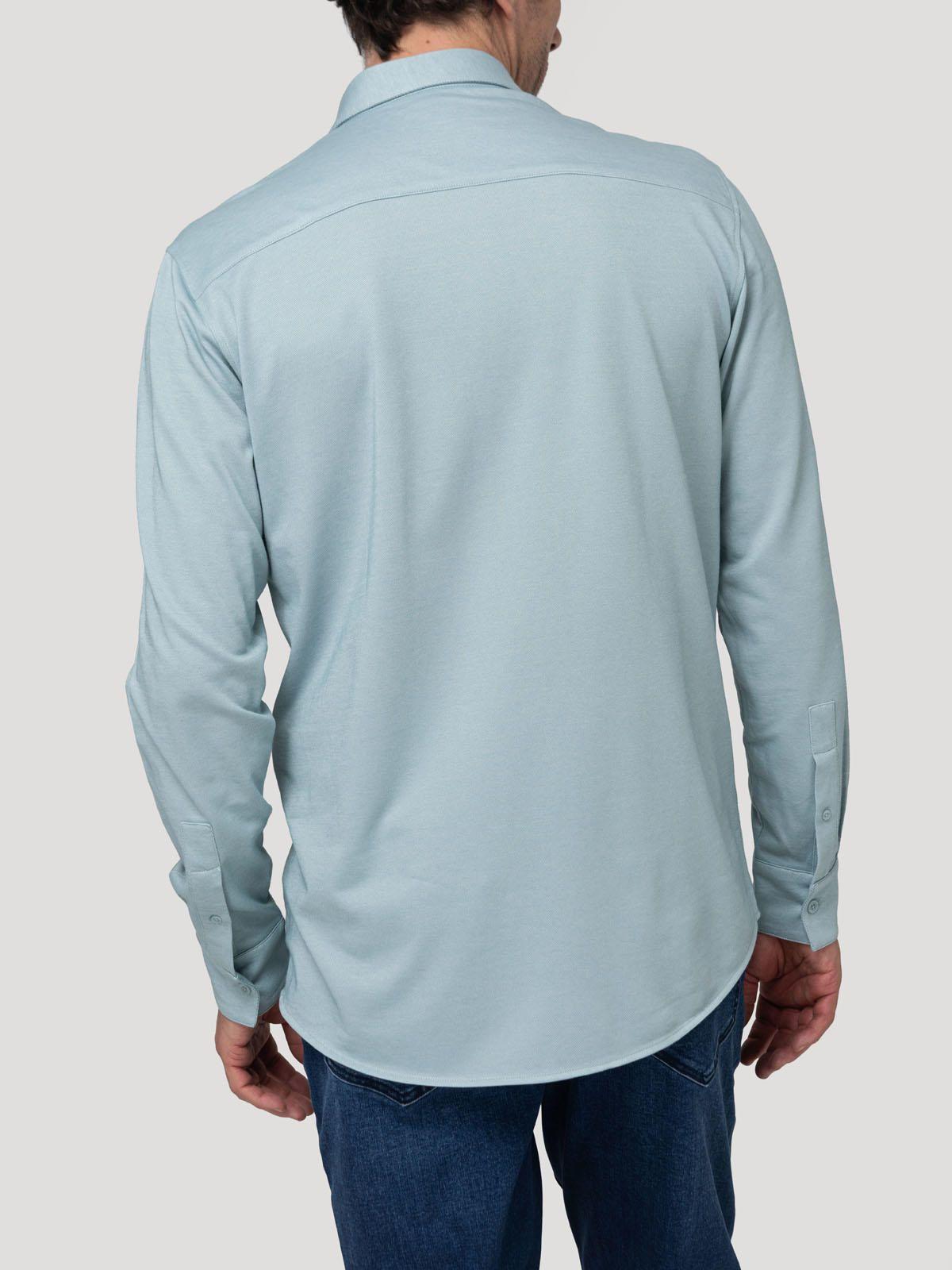 Camisa Algodón Pima Hombre Horizon Verde-5