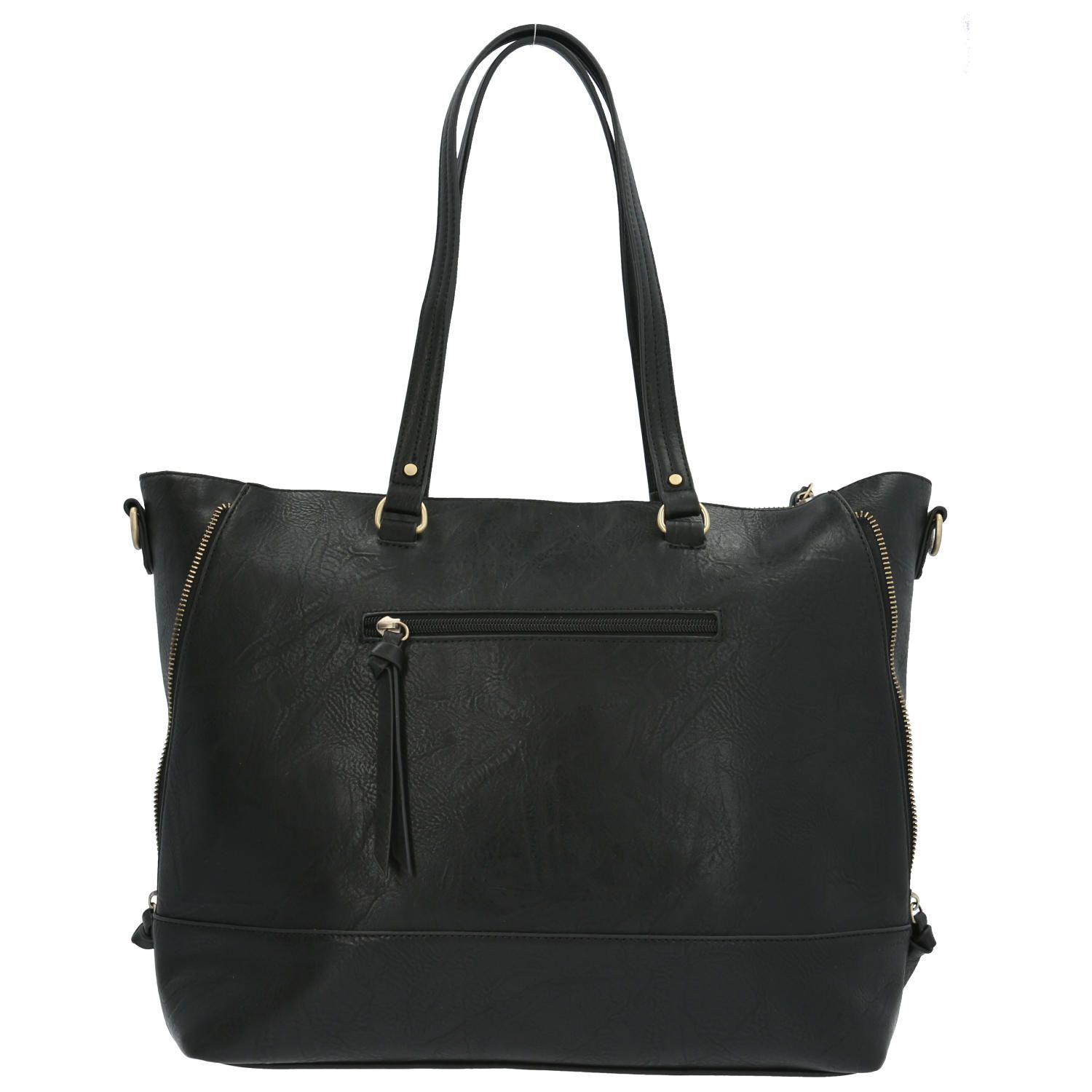 Cartera Mujer Craven Tote Negro-2