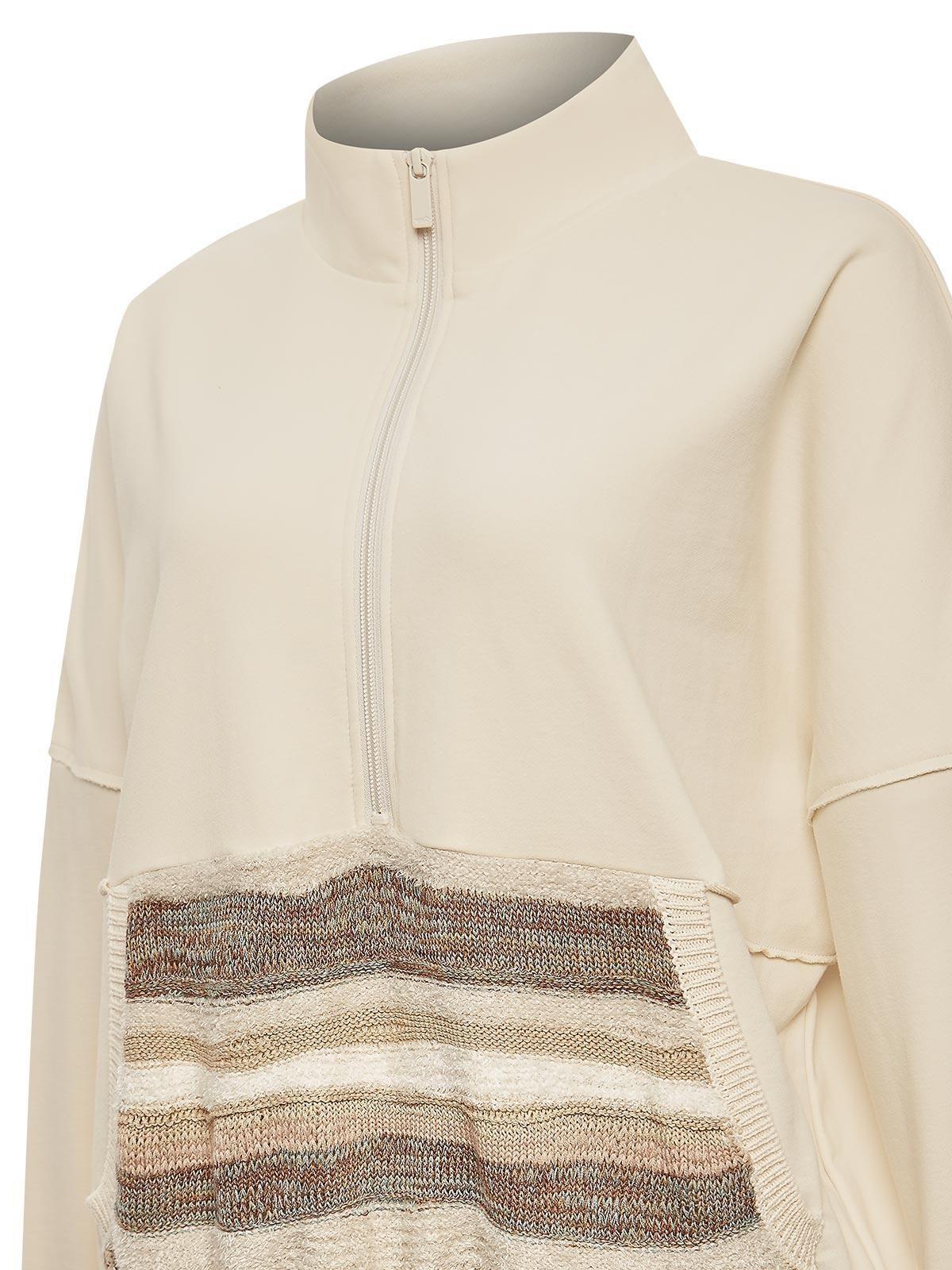 Polerón Algodón Orgánico Mujer Boro Beige -3