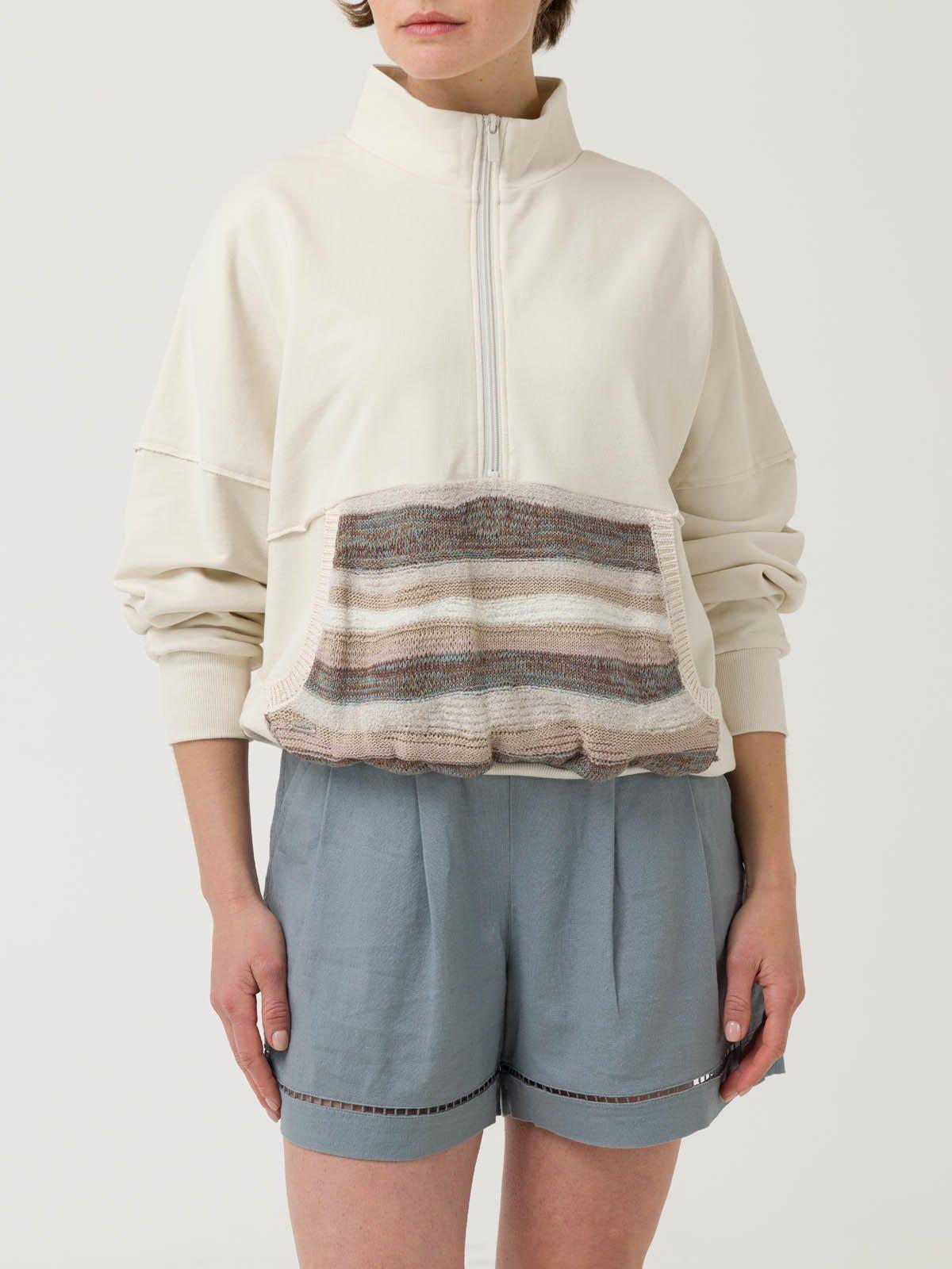 Polerón Algodón Orgánico Mujer Boro Beige -4