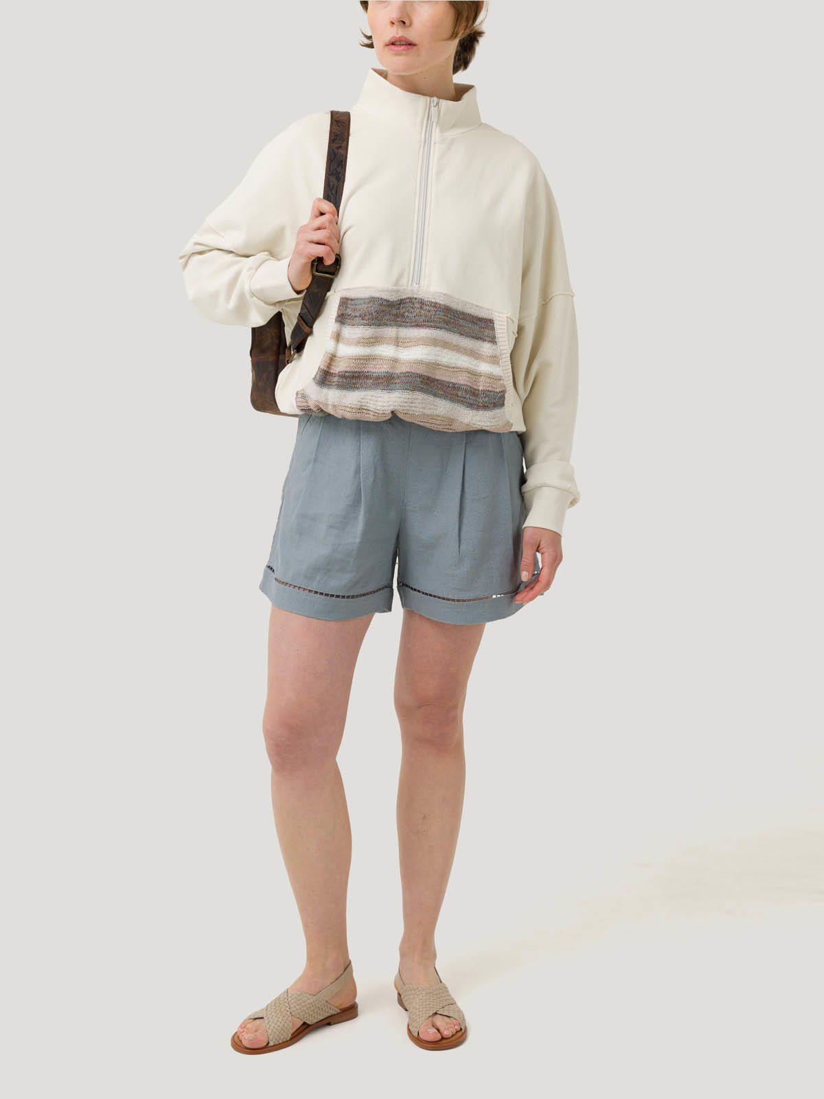 Polerón Algodón Orgánico Mujer Boro Beige -8