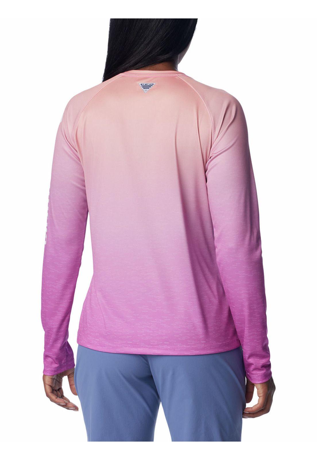 Polera Mujer Pfg Super Tidal Tee Morado-5