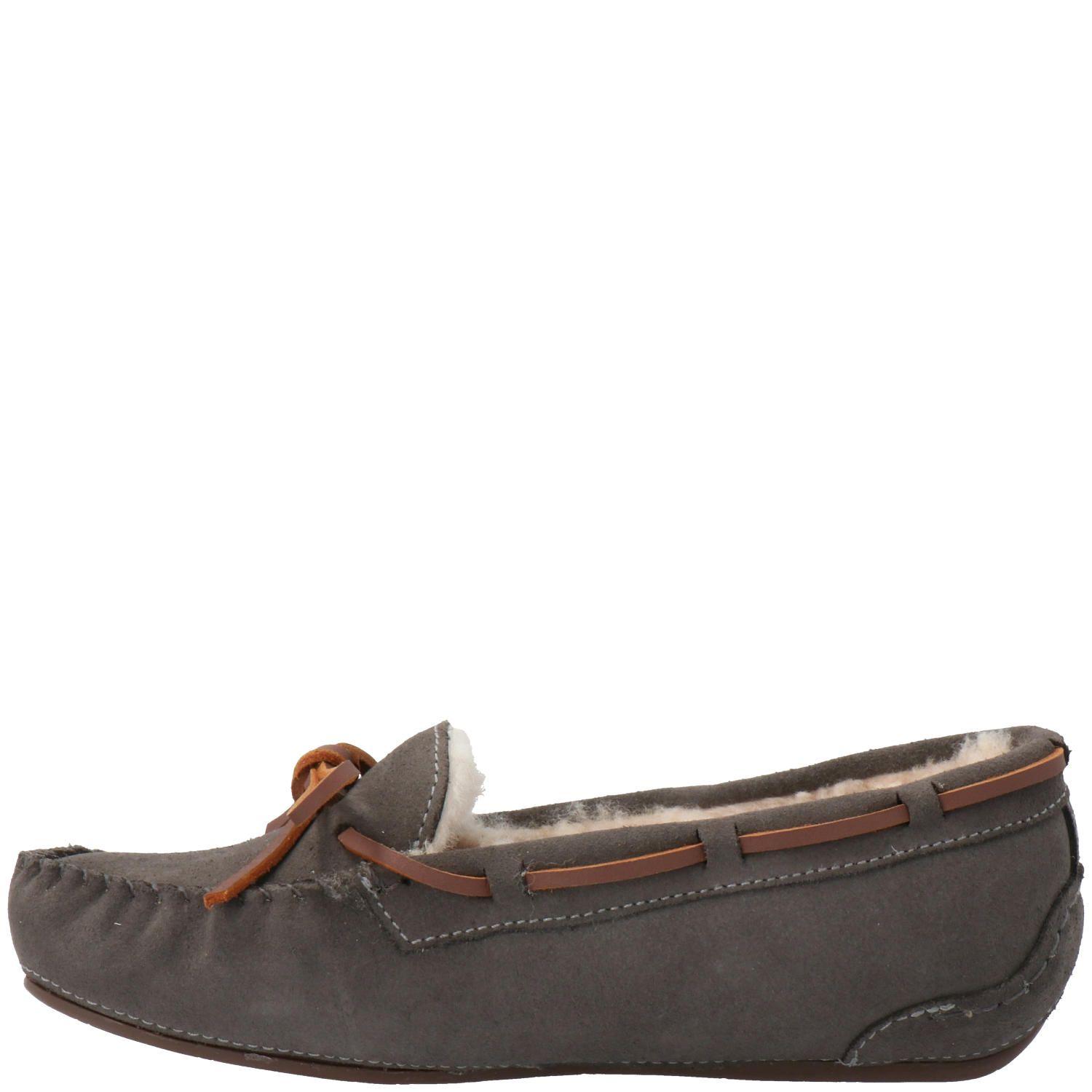 Slip On Mujer Mali Cuero Grafito-4