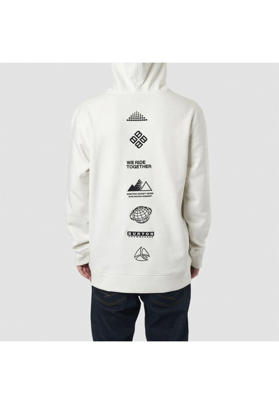 Polerón Hombre Northline Pullover Blanco-4