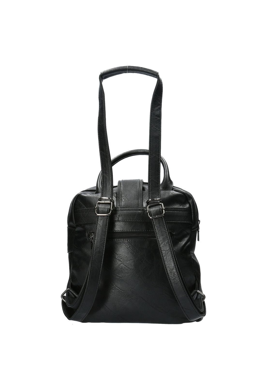 Mochila Convertible Mujer Elist Backbag Negro-3