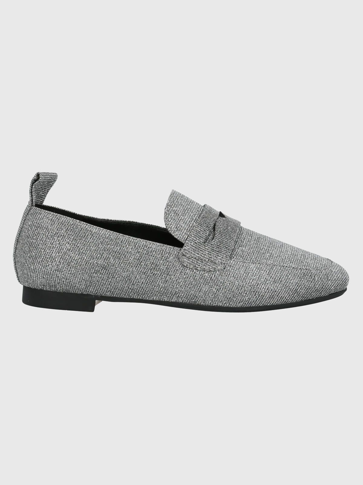 Mocasín Mujer Liv Plateado-1