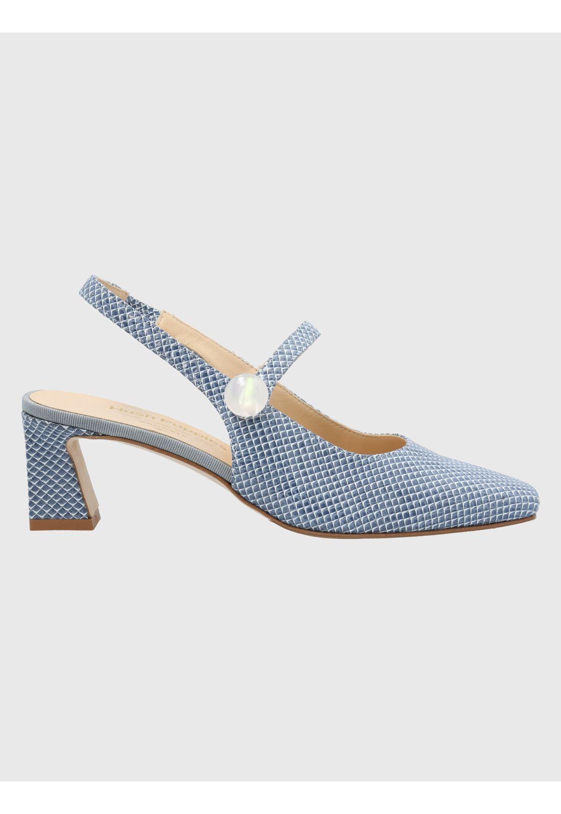 Zapato Cuero Celeste Mujer Alida -1