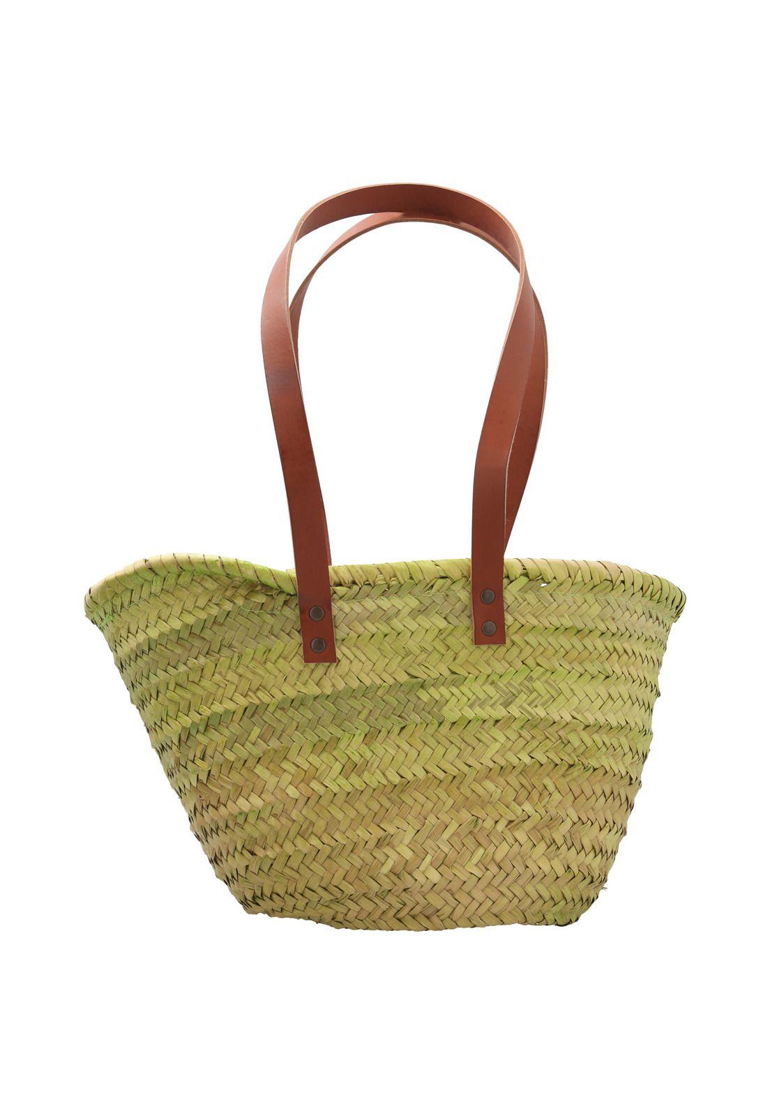 Cartera Rafia Mujer RKF Valencia Verde-2