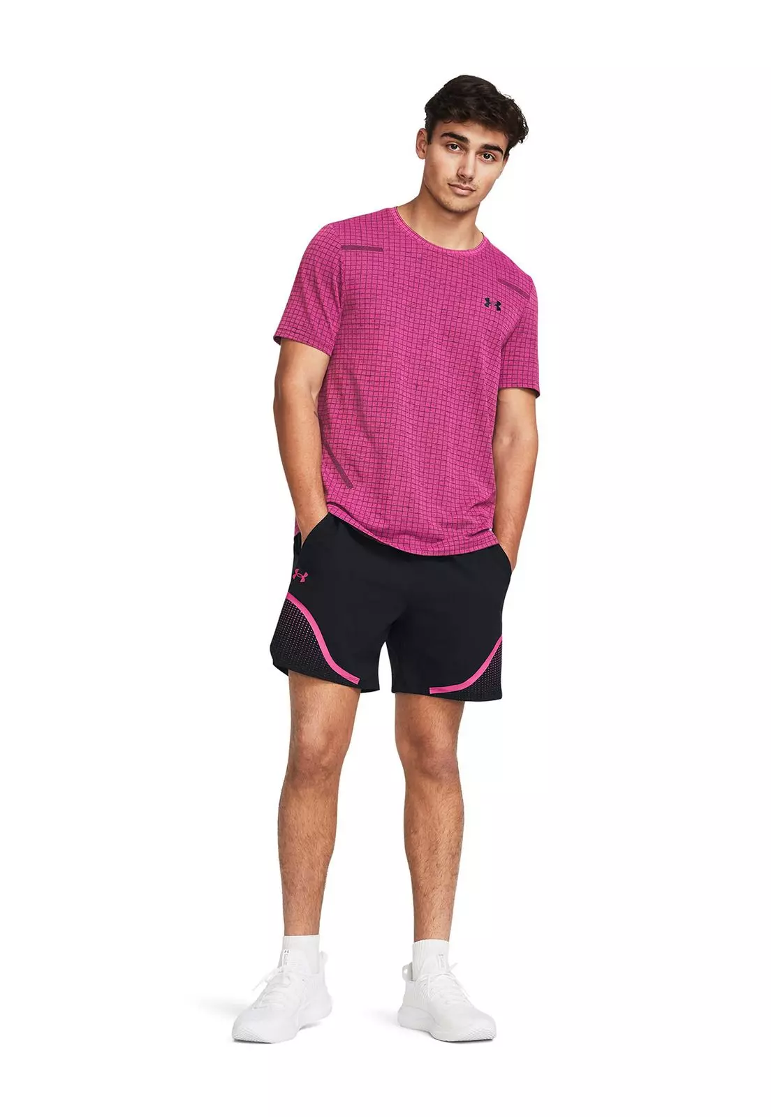 Shorts UA Vanish Woven de 6" hombre Negro-3