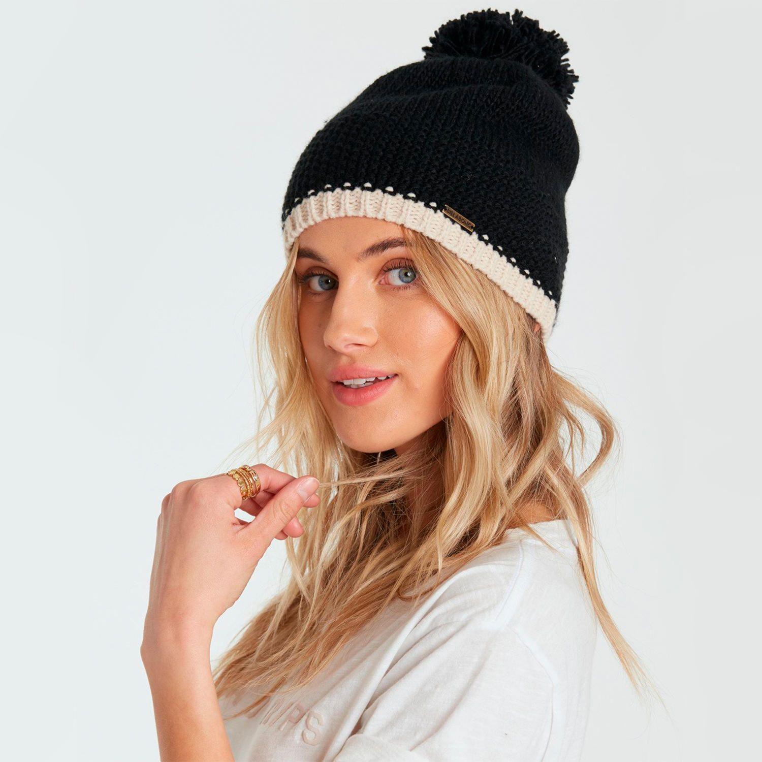 Gorro Mujer Zoe Beanie Negro-1