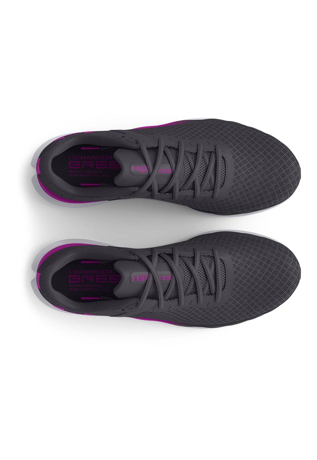 Zapatilla Mujer UA W Charged Breeze Gris-3