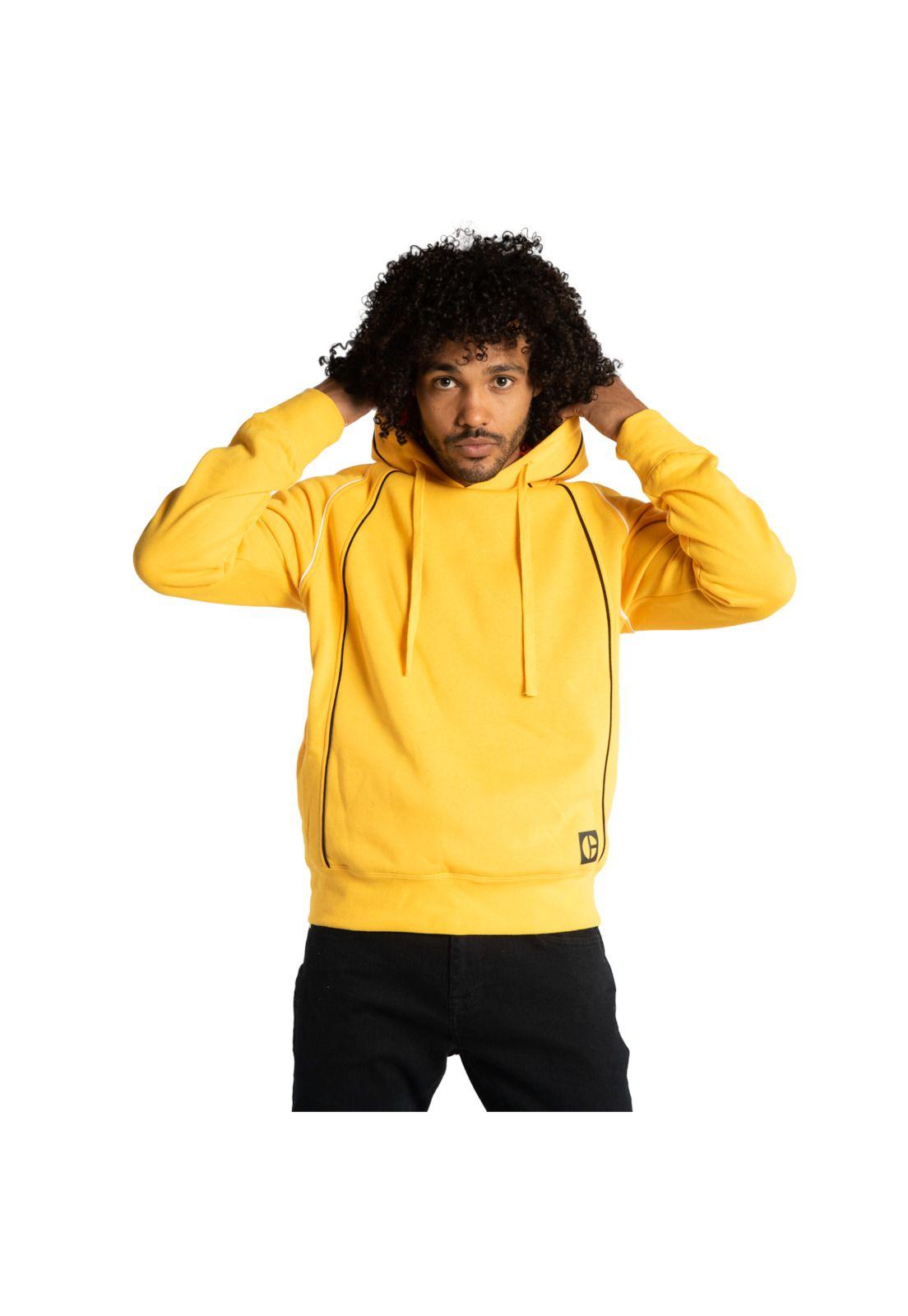Polerón Hombre Code Pullover Hooded Amarillo-0
