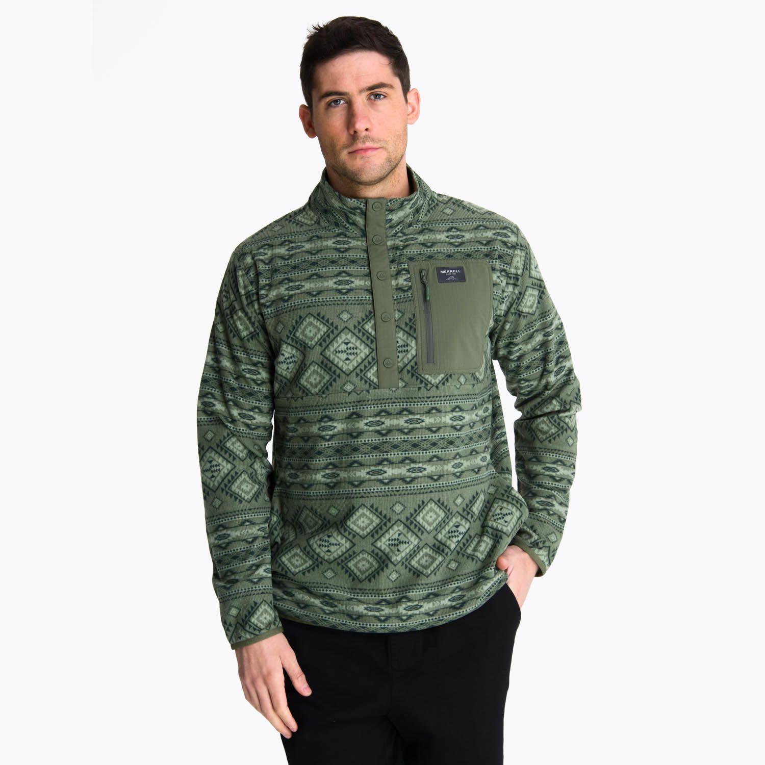 Polar Hombre Microfleece Christ Verde Oscuro -0