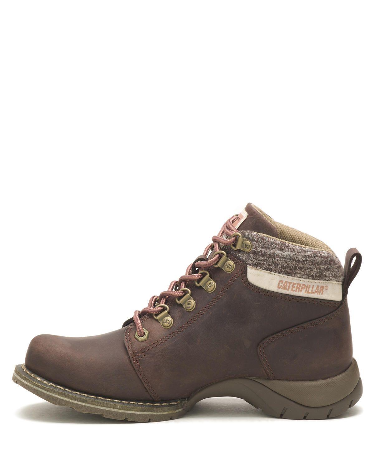 Botín cuero Carlie Café Mujer-4