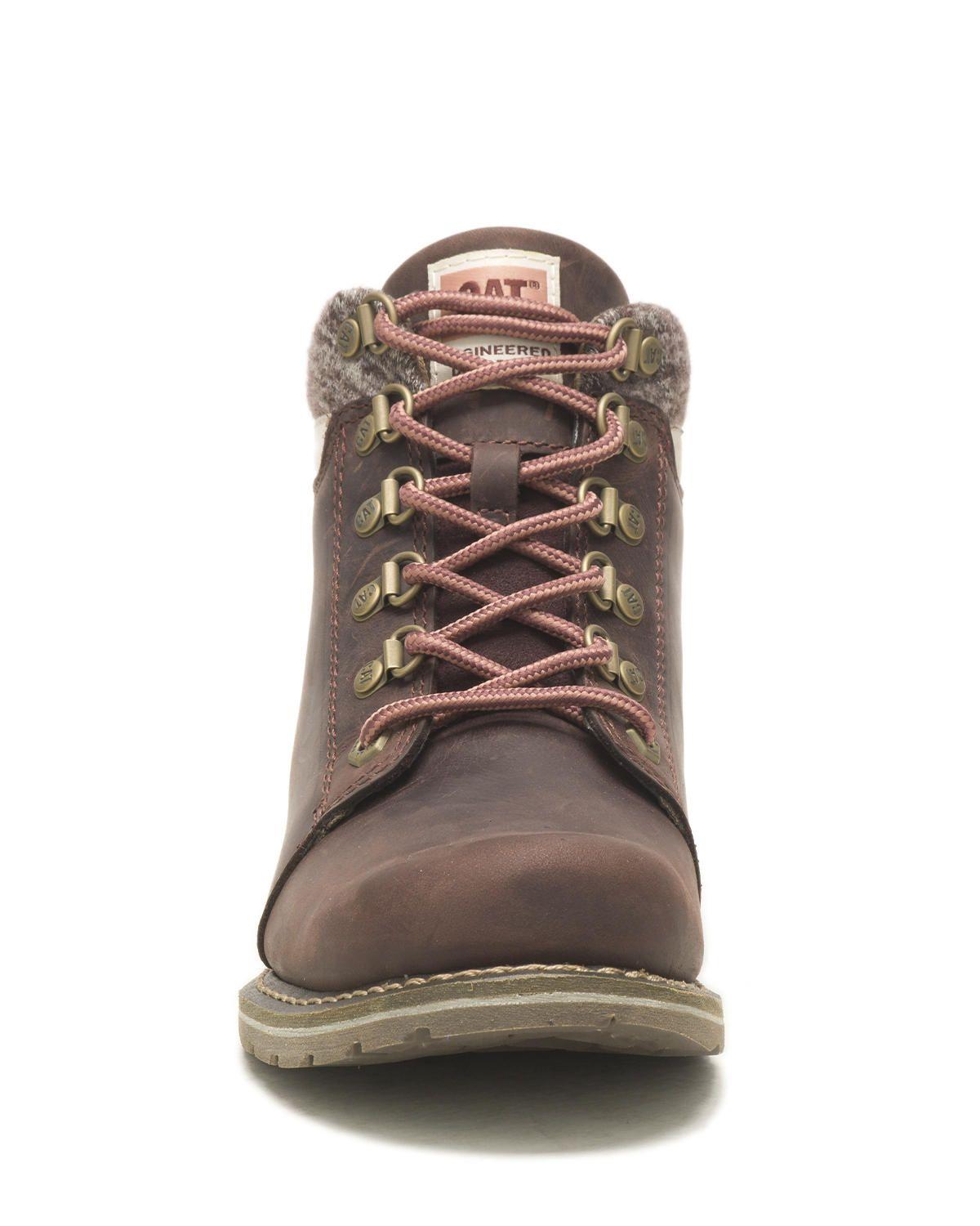 Botín cuero Carlie Café Mujer-6