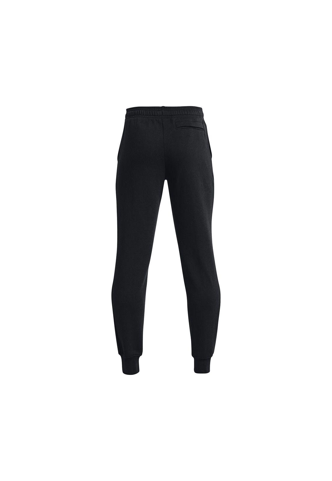 Joggers Rvl Flc Niño Negro-1