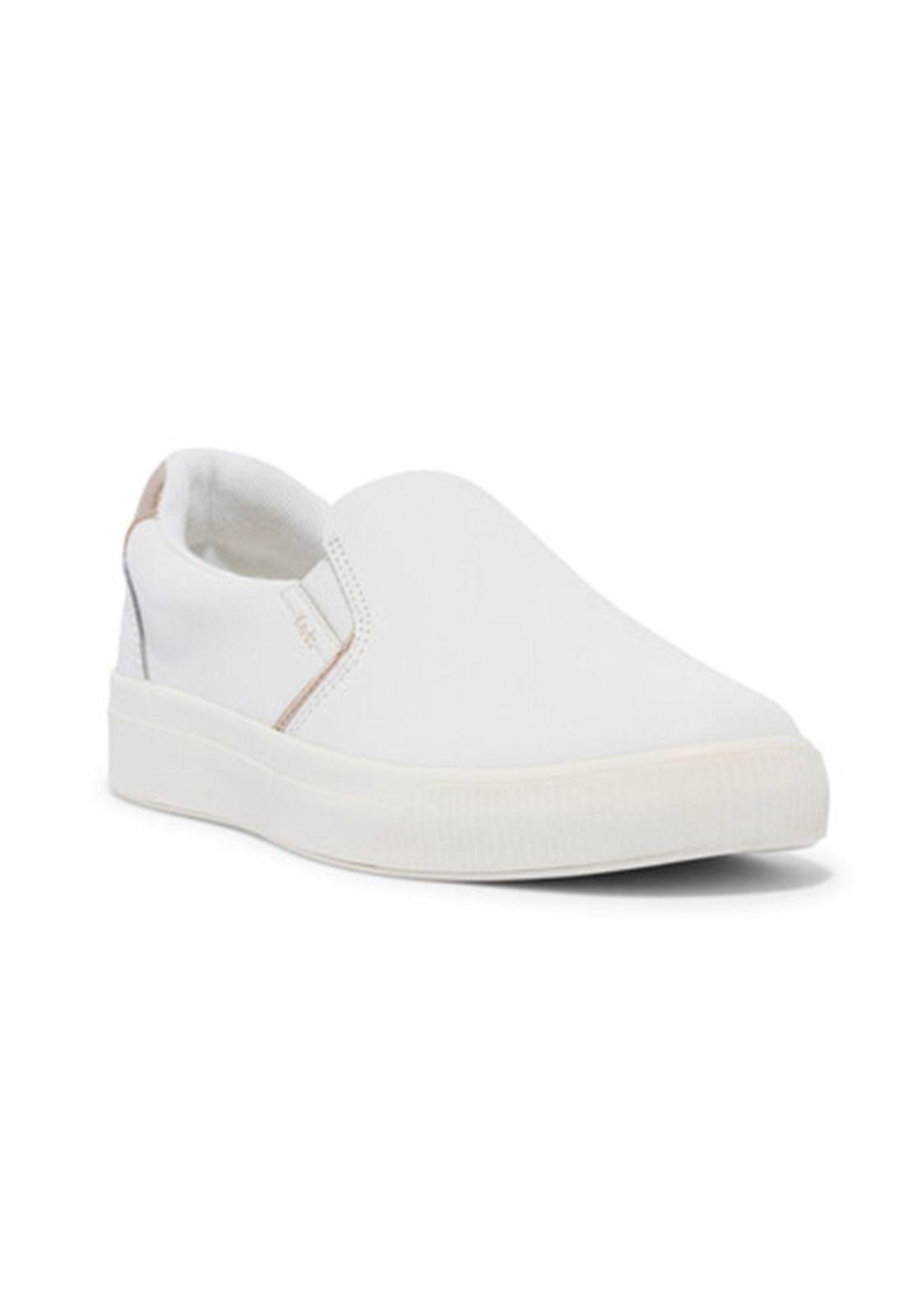 Zapatilla Cuero Blanca Mujer Pursuit Slip -1