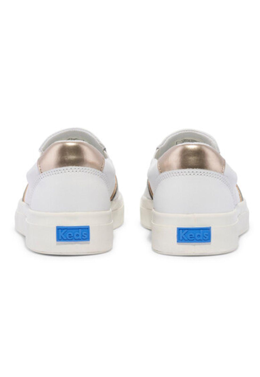 Zapatilla Cuero Blanca Mujer Pursuit Slip -4