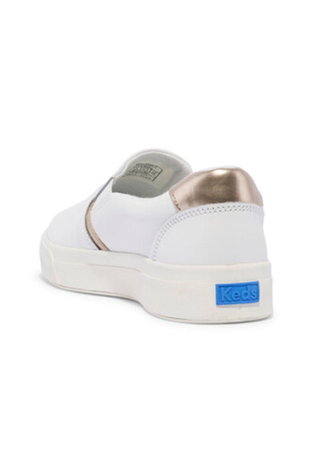 Zapatilla Cuero Blanca Mujer Pursuit Slip -5