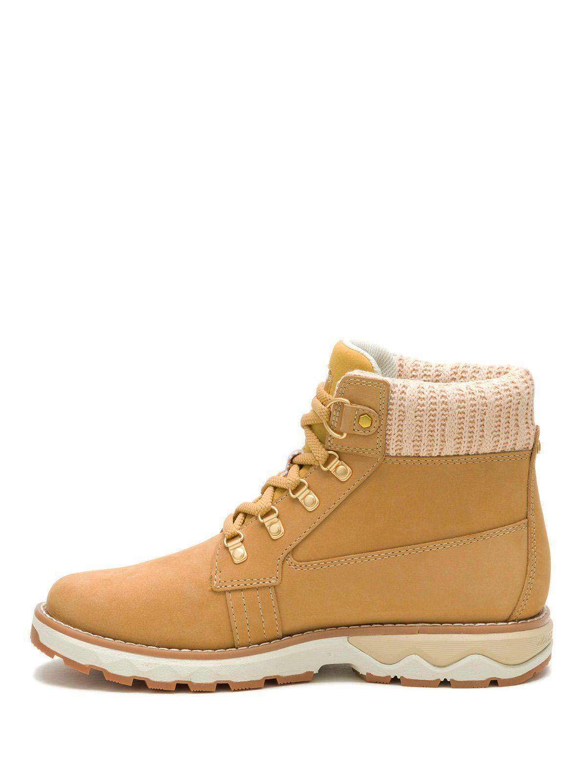 Botín Cuero Mujer Fandom Beige-3