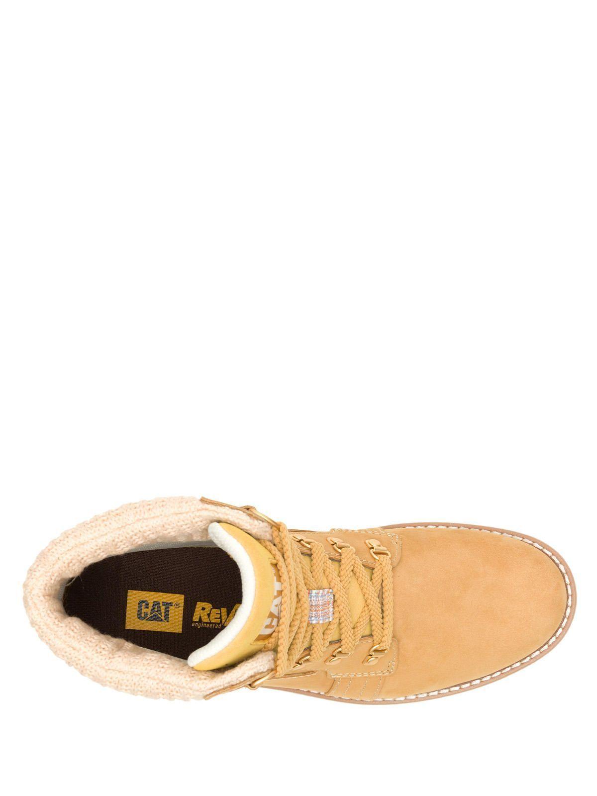 Botín Cuero Mujer Fandom Beige-6