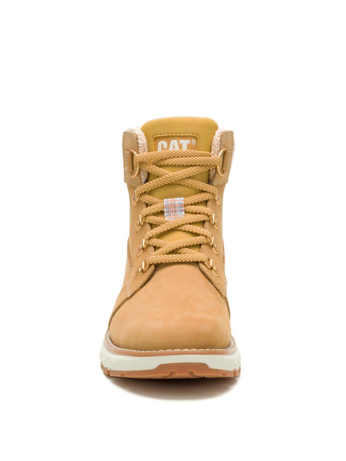 Botín Cuero Mujer Fandom Beige-4