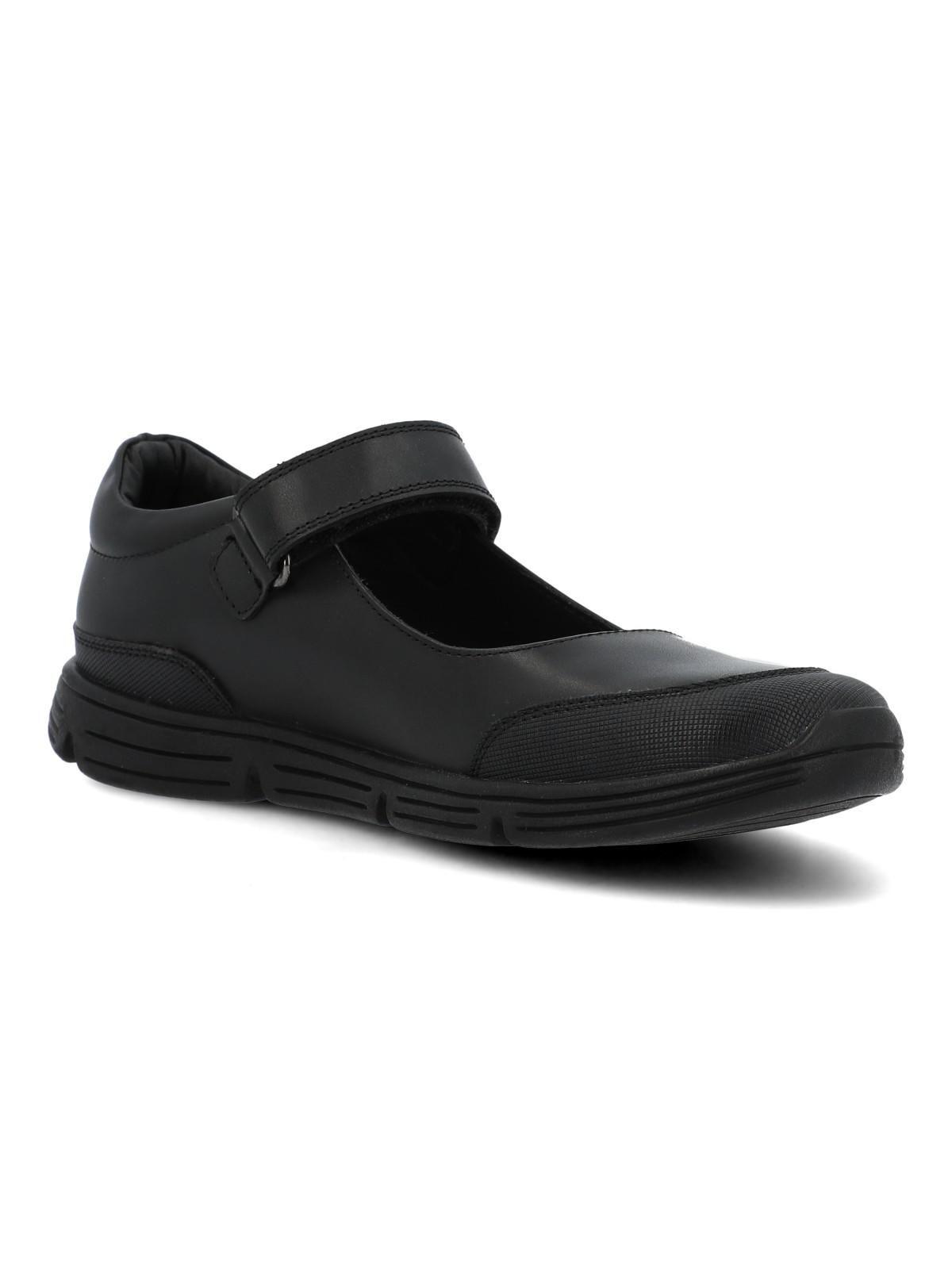 Guillermina Escolar Cuero Niña Mica Negro-1