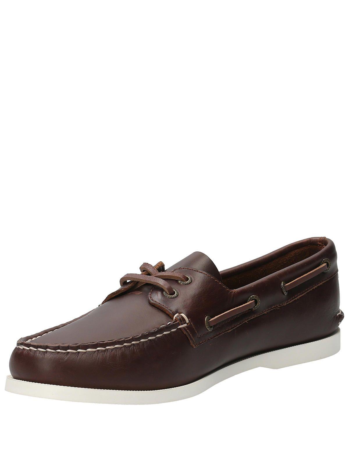Mocasín Cuero Hombre Boat Café-4