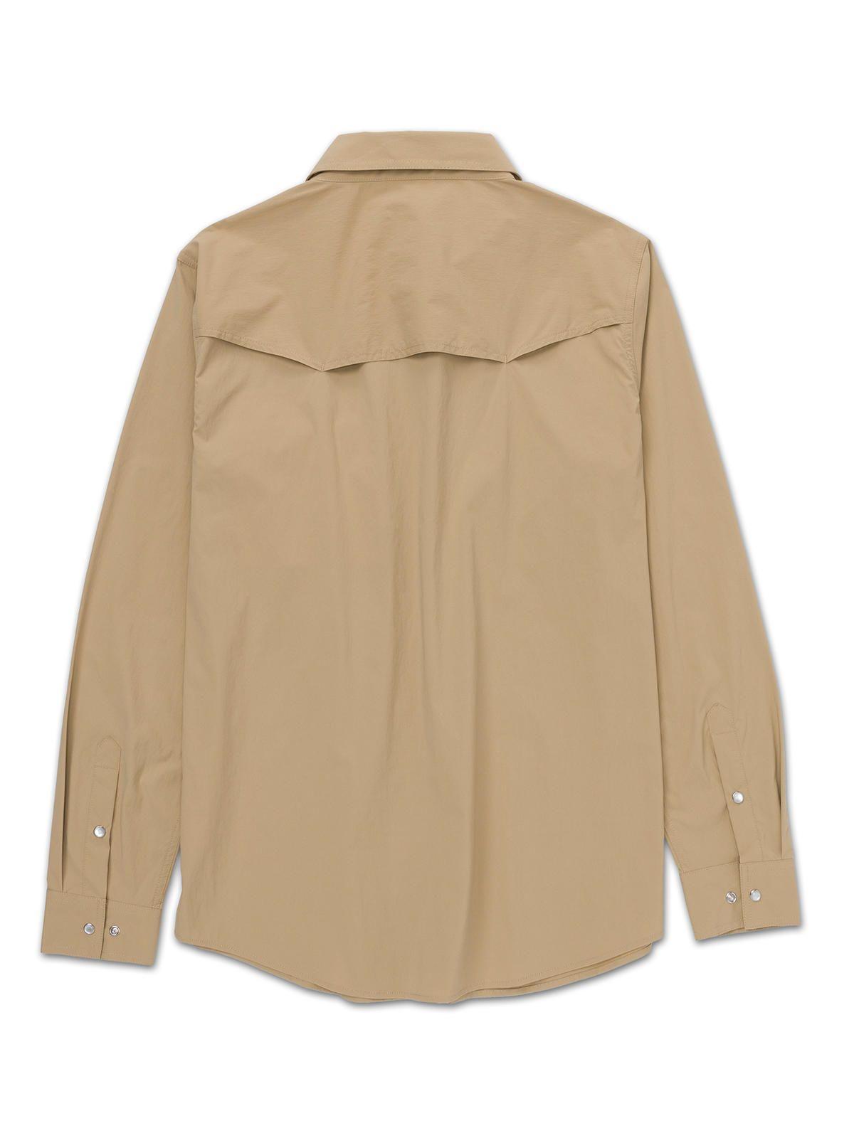 Camisa Manga Larga Hombre Lightweight Western Beige-1