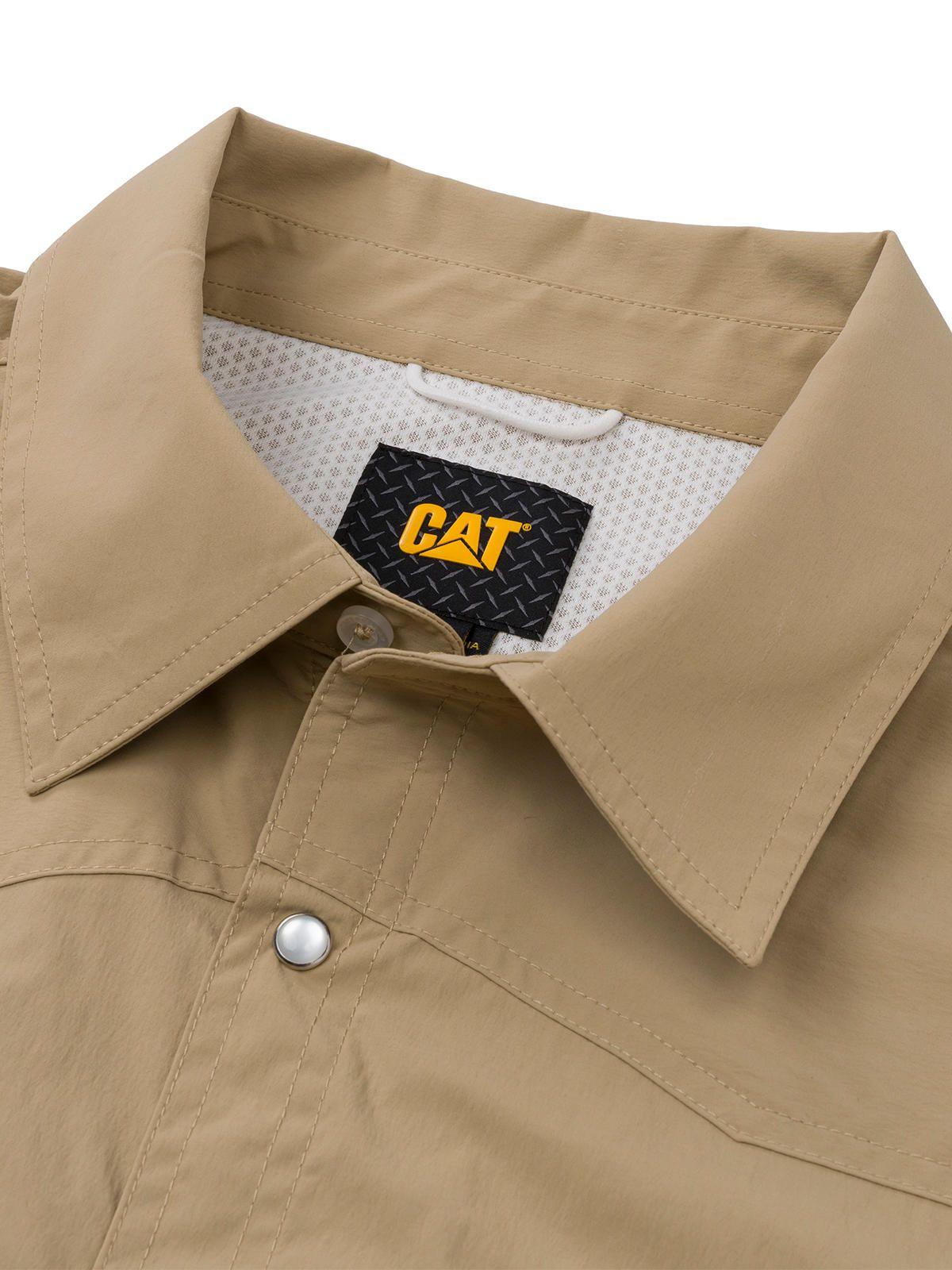 Camisa Manga Larga Hombre Lightweight Western Beige-5