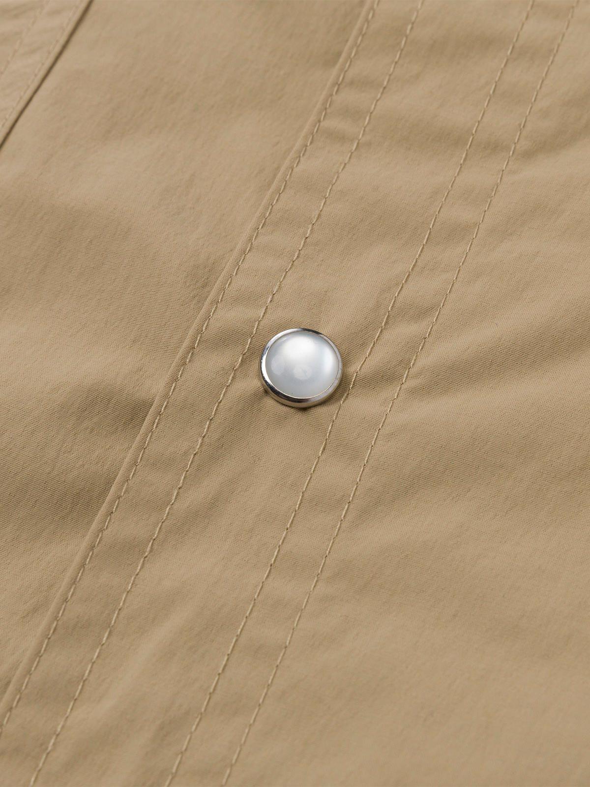 Camisa Manga Larga Hombre Lightweight Western Beige-6
