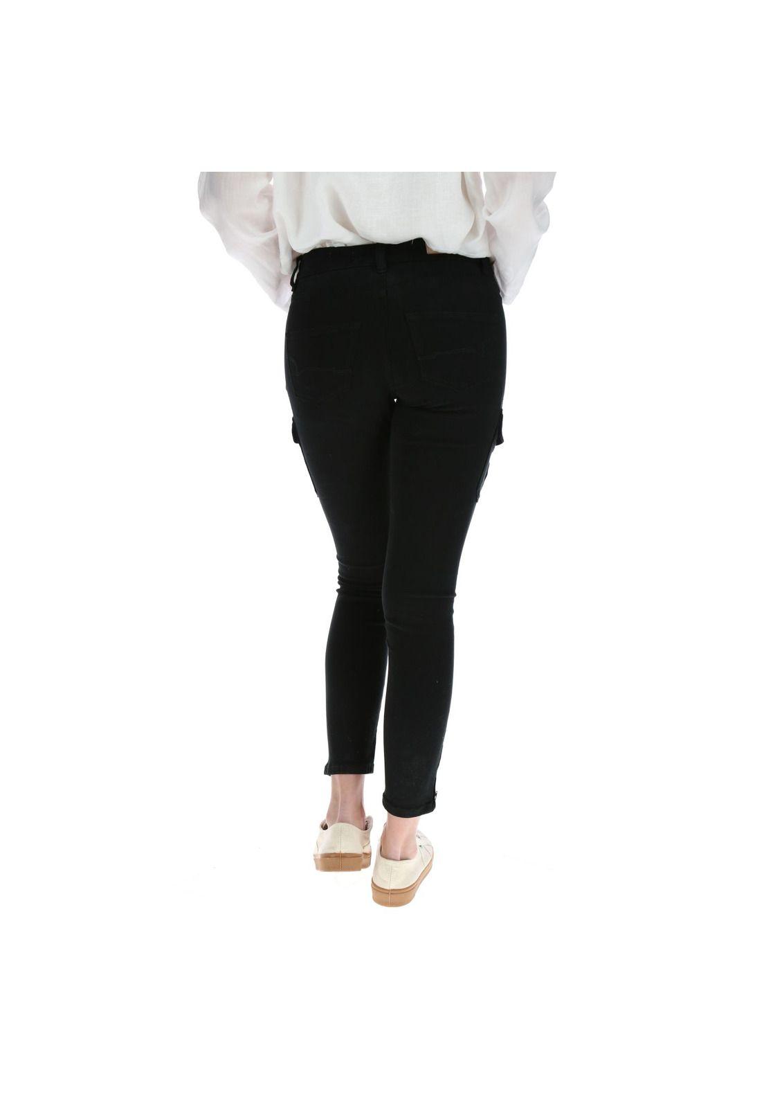 Pantalón Mujer Lilia Negro-2