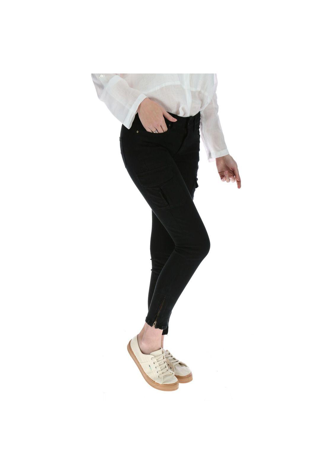 Pantalón Mujer Lilia Negro-3