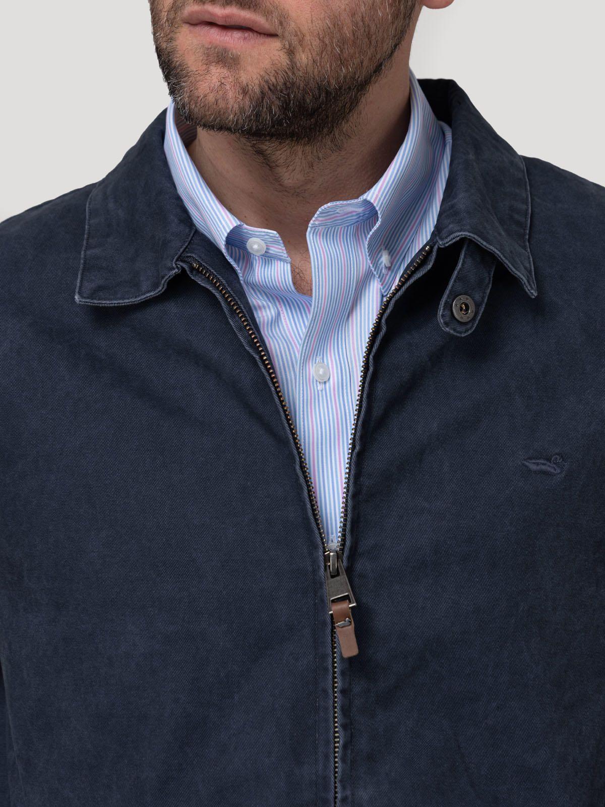 Chaqueta Algodón Hombre Orezzo Azul-3