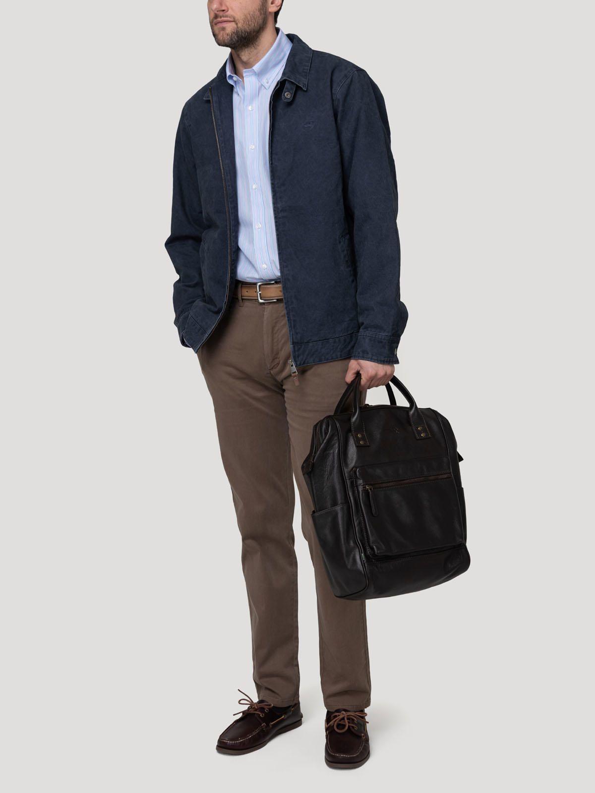 Chaqueta Algodón Hombre Orezzo Azul-5