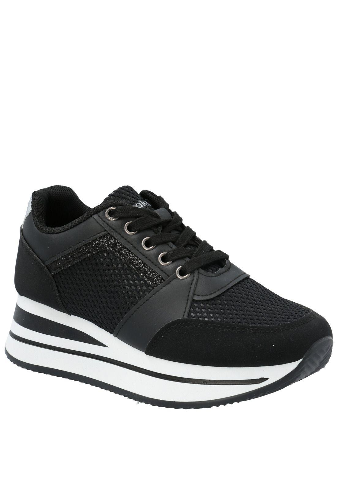 Zapatilla Mujer Chica Negro-0