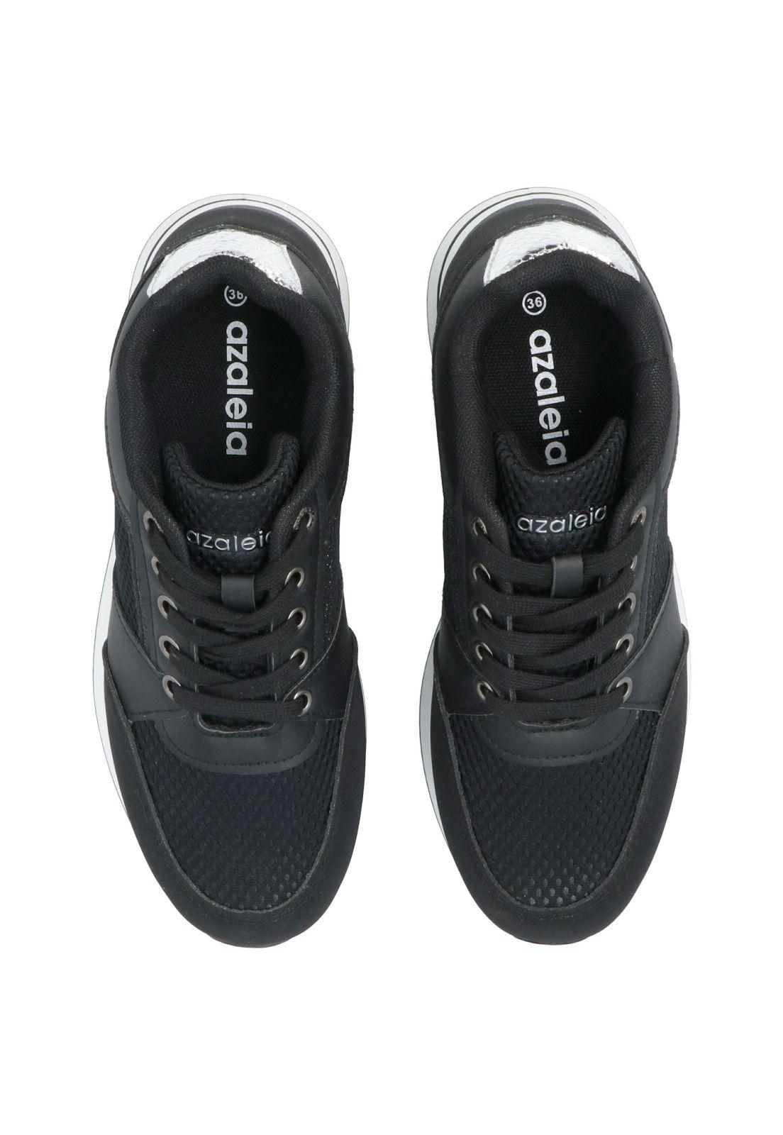 Zapatilla Mujer Chica Negro-7