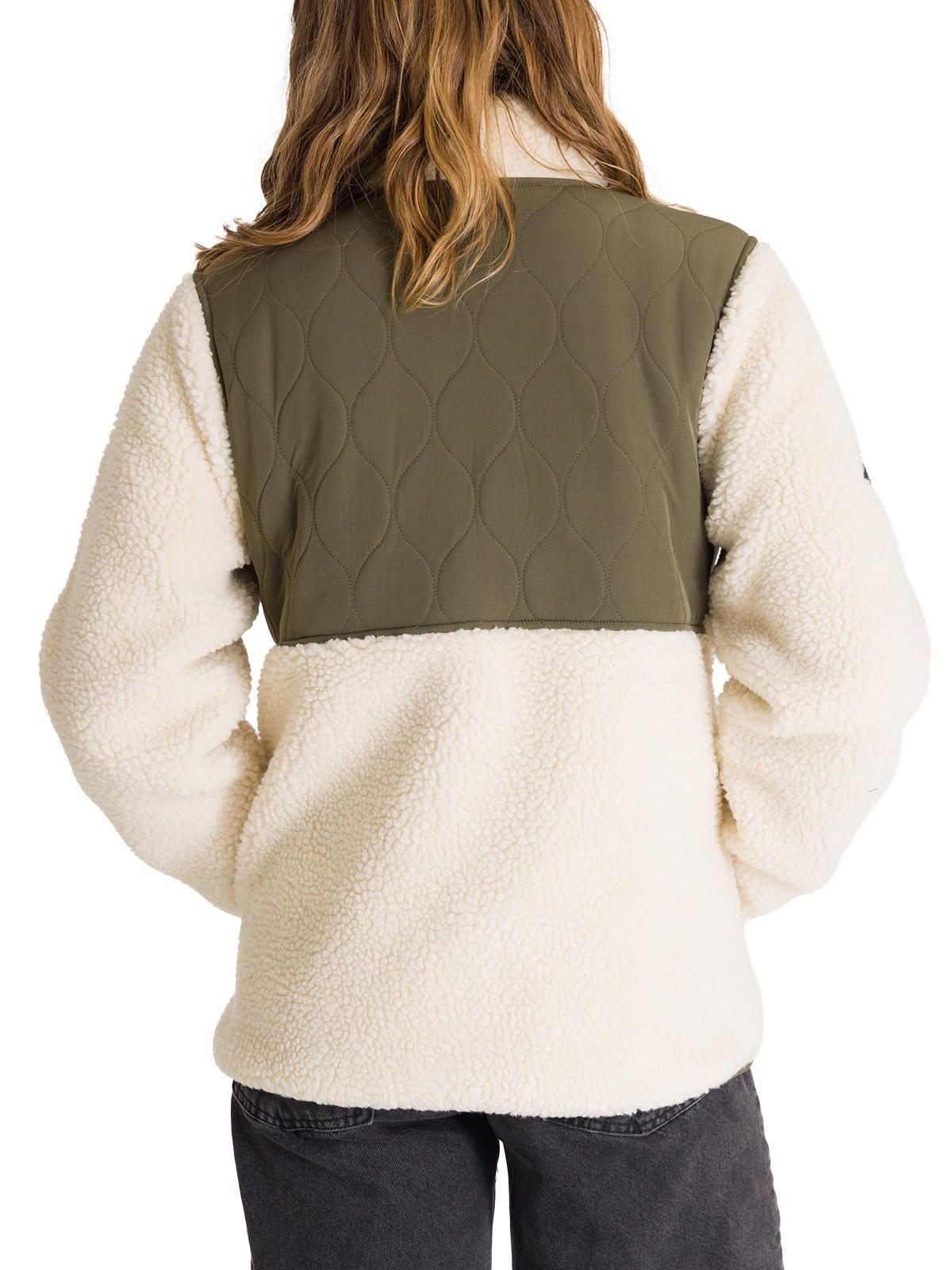 Polar Mujer Sherpa Block Café-3