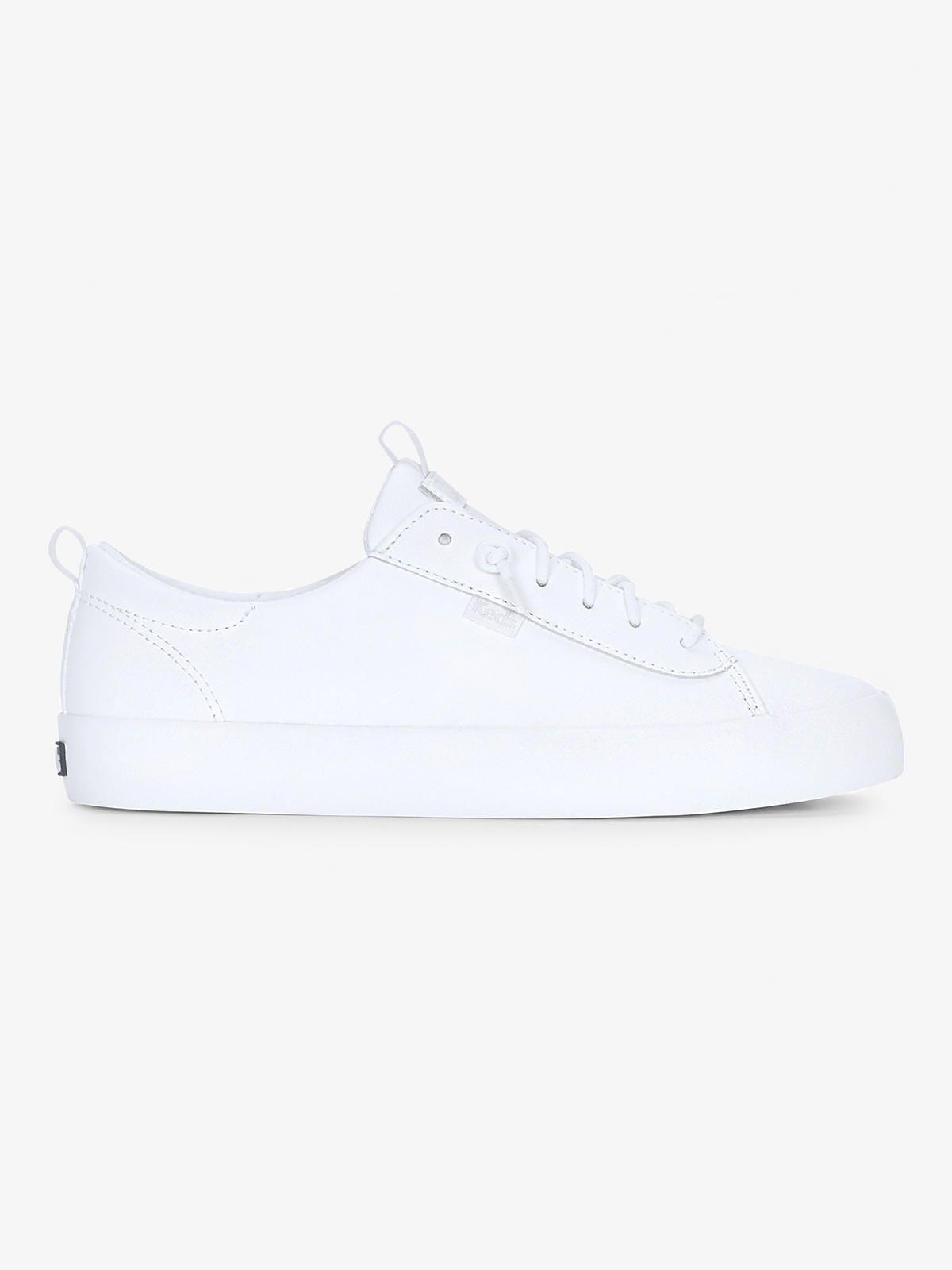Zapatilla Cuero Blanca Mujer Kickback -0