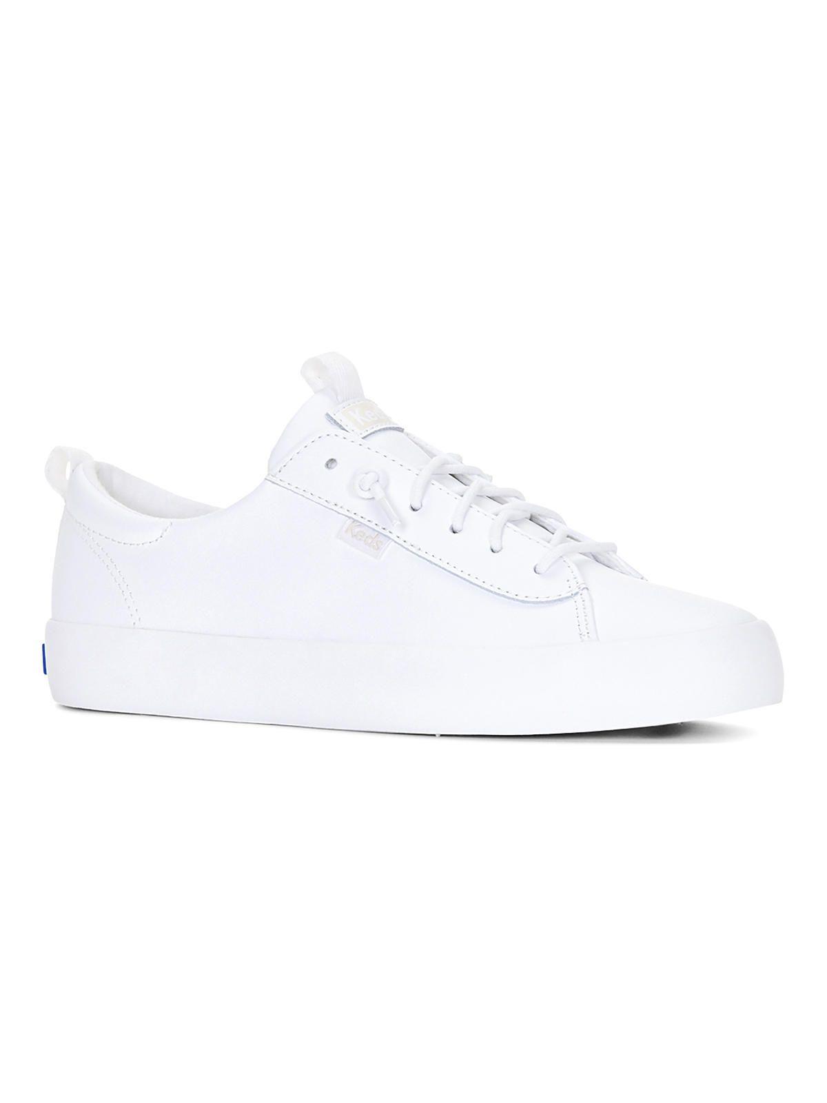 Zapatilla Cuero Blanca Mujer Kickback -3