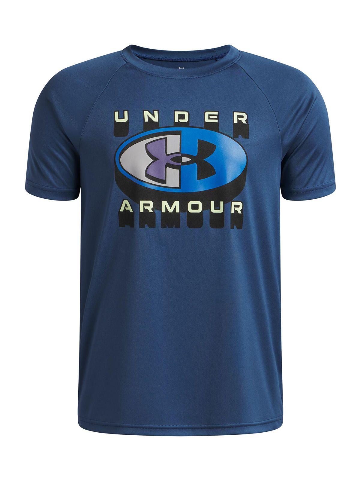 Polera M/C Niño B Tech Graphic Ss Azul-0