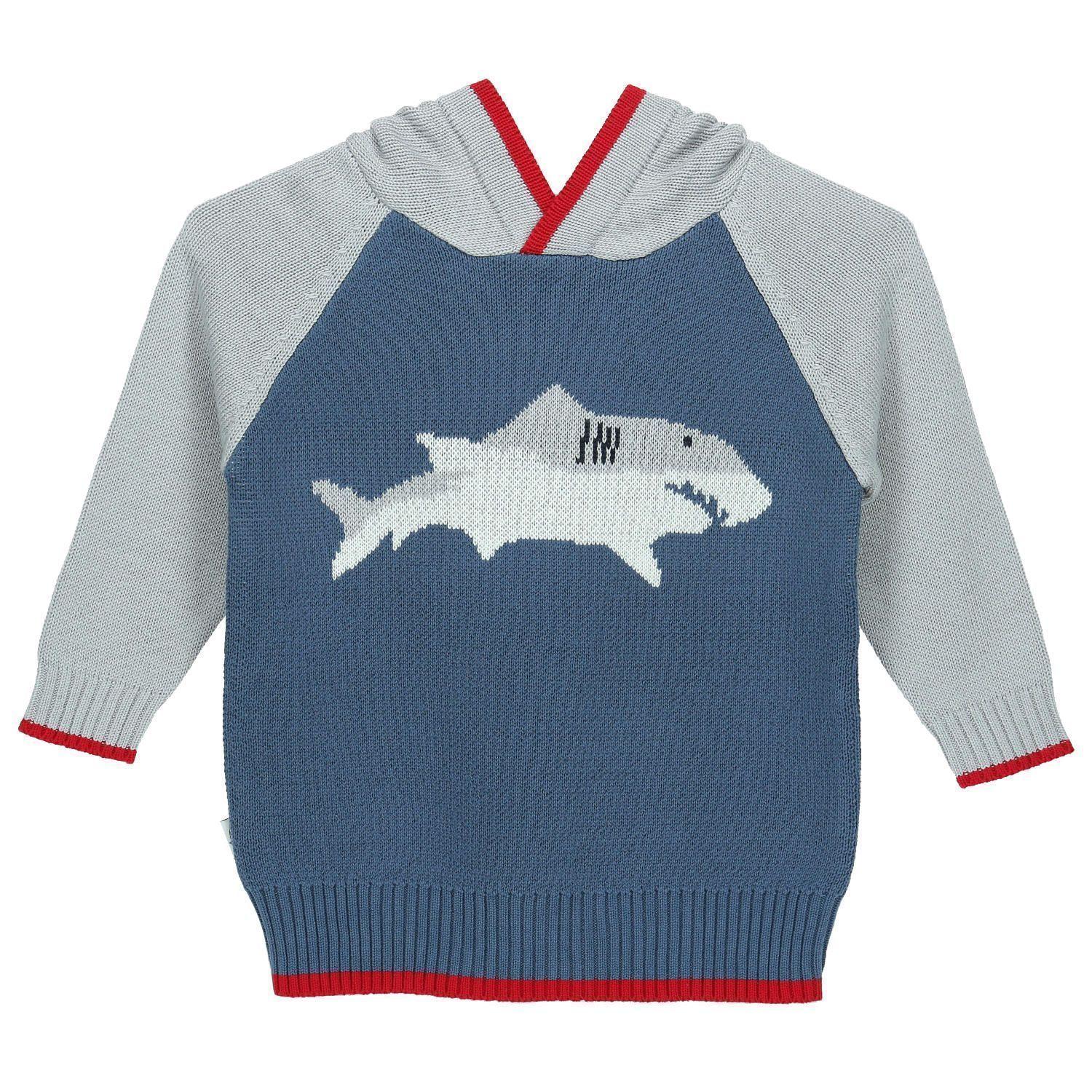 Sweater Niño Shark Azul-0