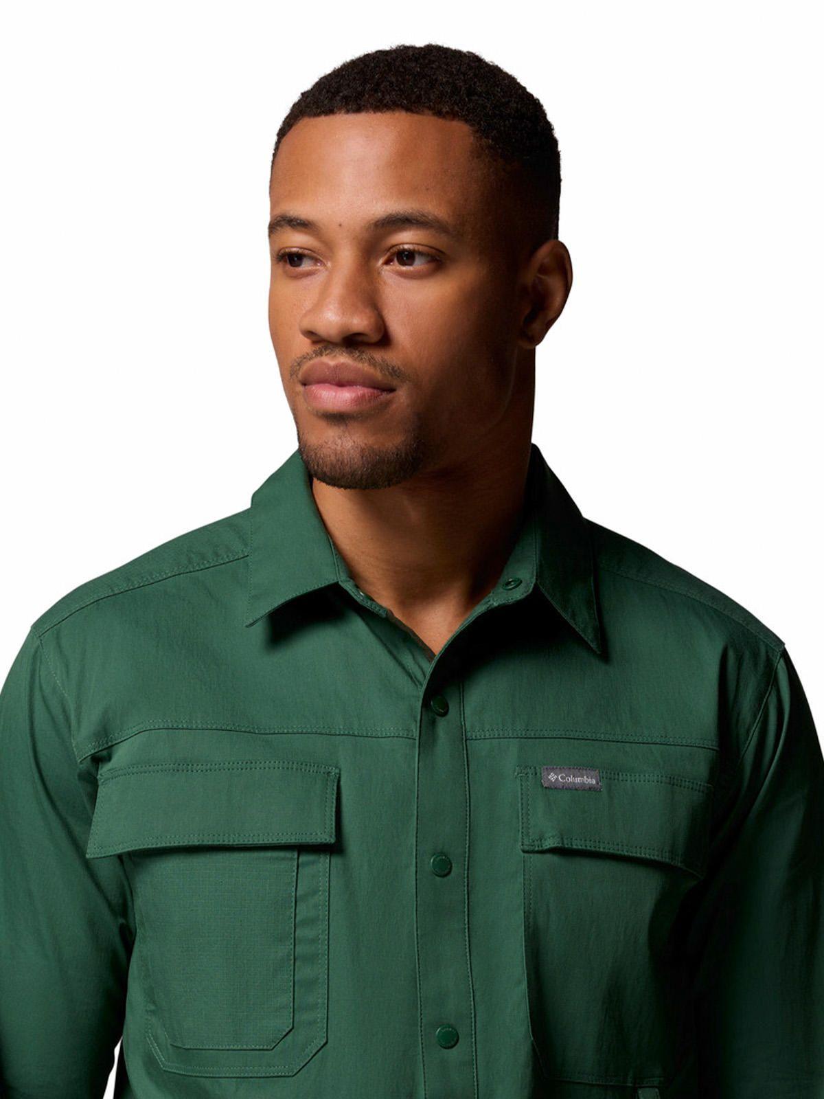 Camisa ML Hombre Landroamer Twill Ls Verde-4