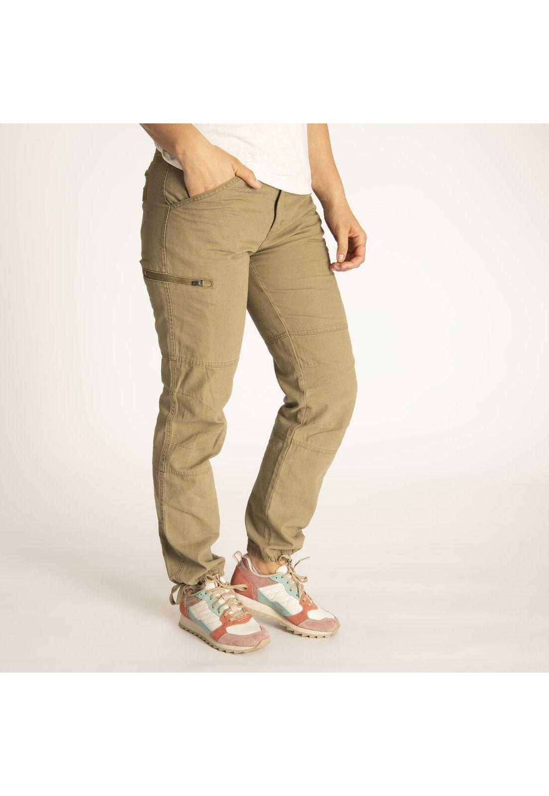 Pantalón Mujer Cargo Pants Verde-1